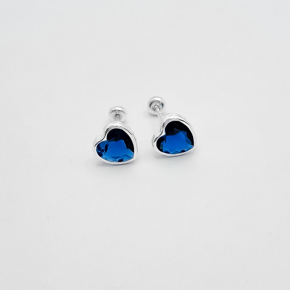 Broquel Corazon #6 Azul