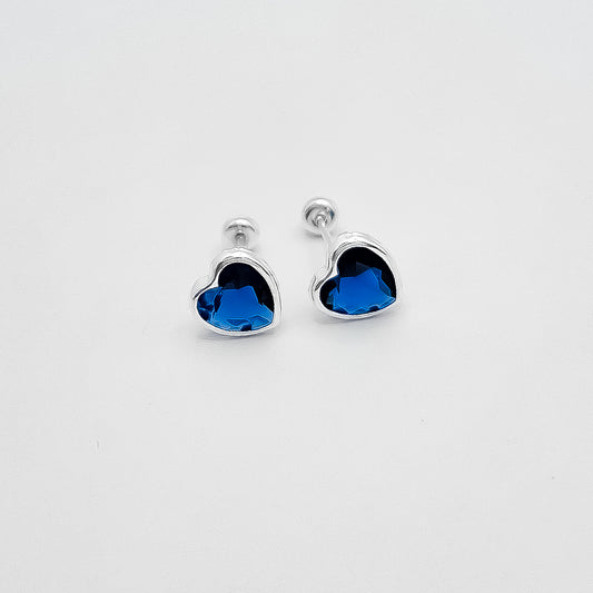 Broquel Corazon #6 Azul