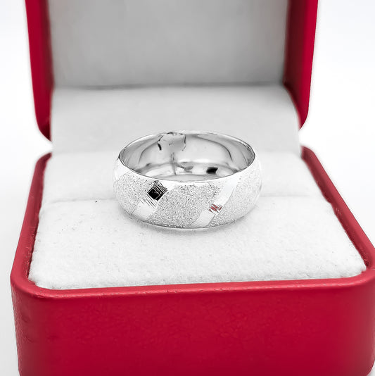 Argolla Ancha Diamantada