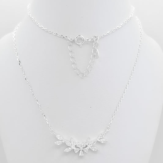 Collar Flores Zirconia