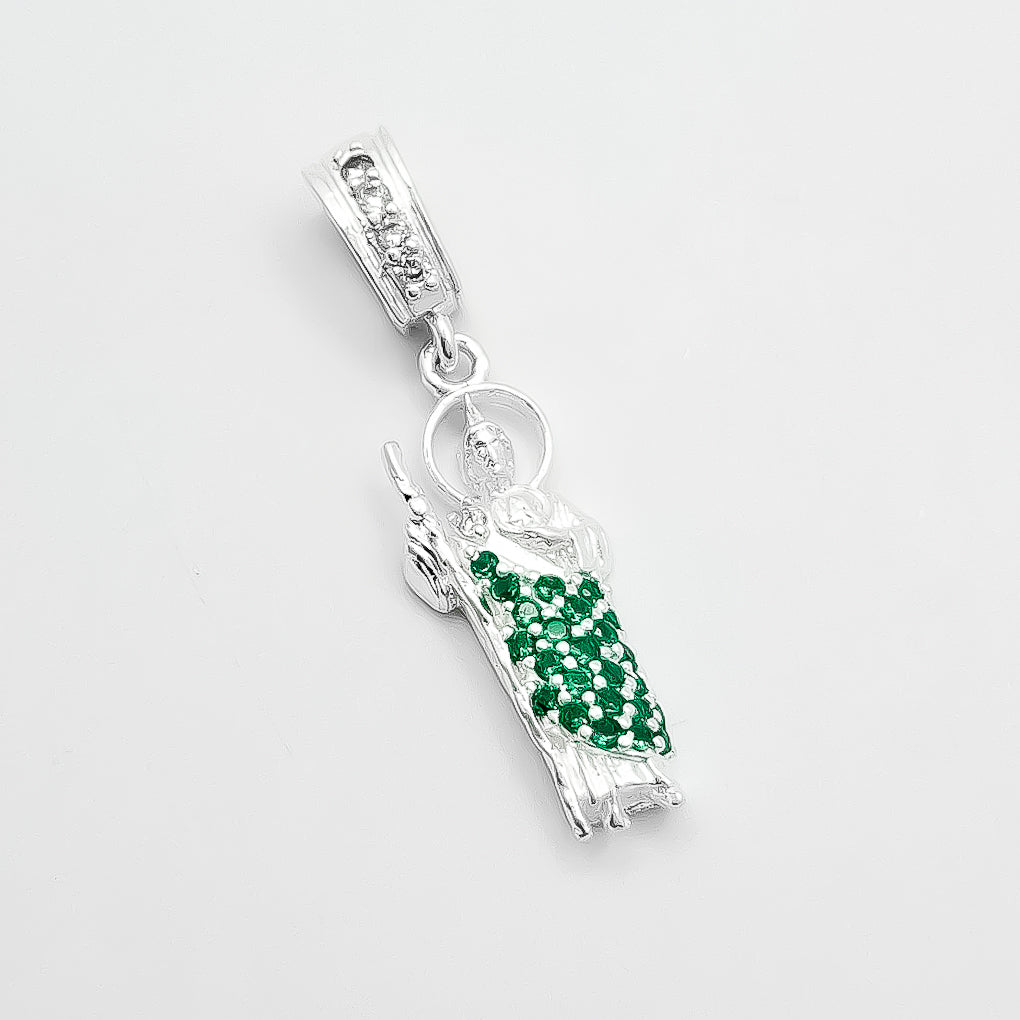 Dije San Judas Verde