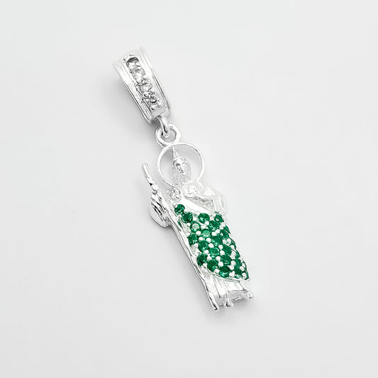 Dije San Judas Verde