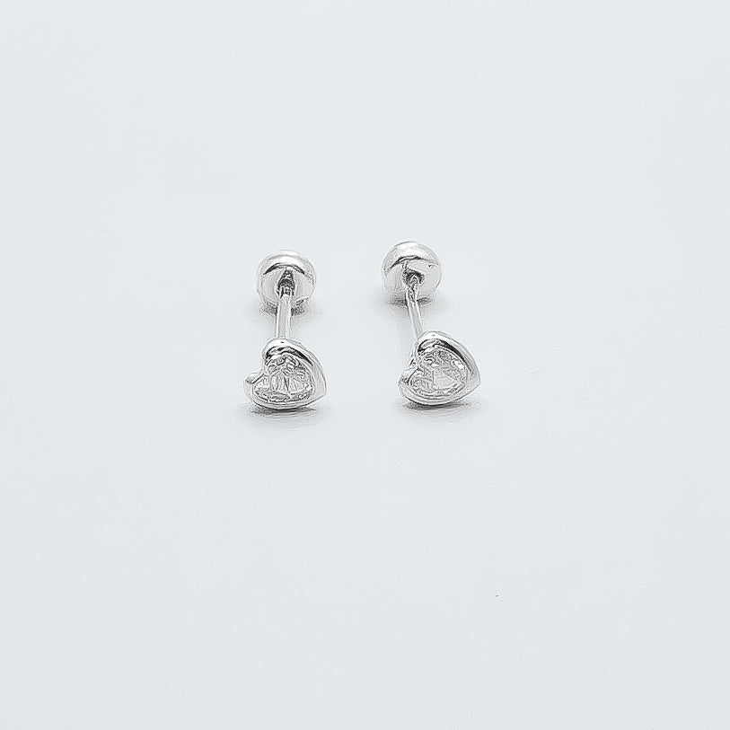 Broquel Corazon #3 Blanco