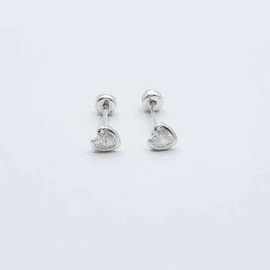 Broquel Corazon #3 Blanco