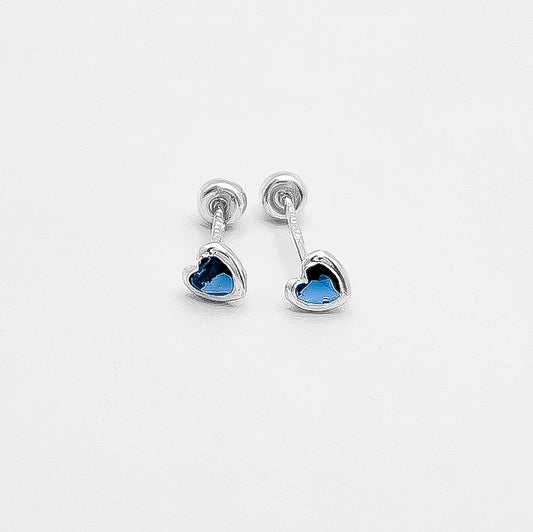 Broquel Corazon #3 Azul