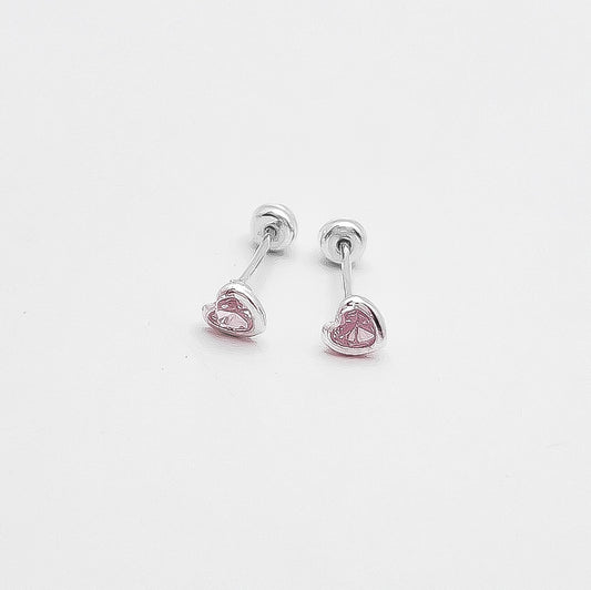 Broquel Corazon #3 Rosa