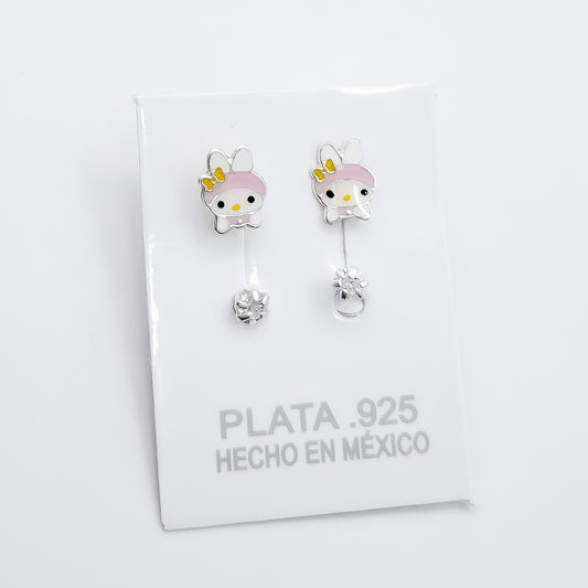 Arete Telefono Kuromi Rosa