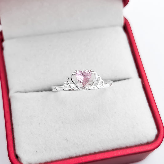 Anillo Corona Corazon