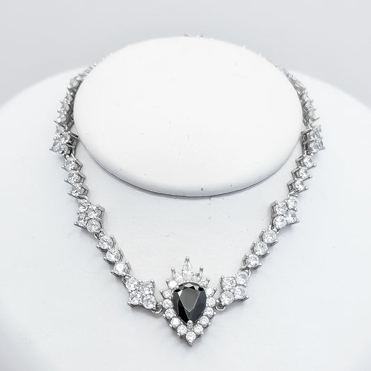 Pulsera Zirconia Negra