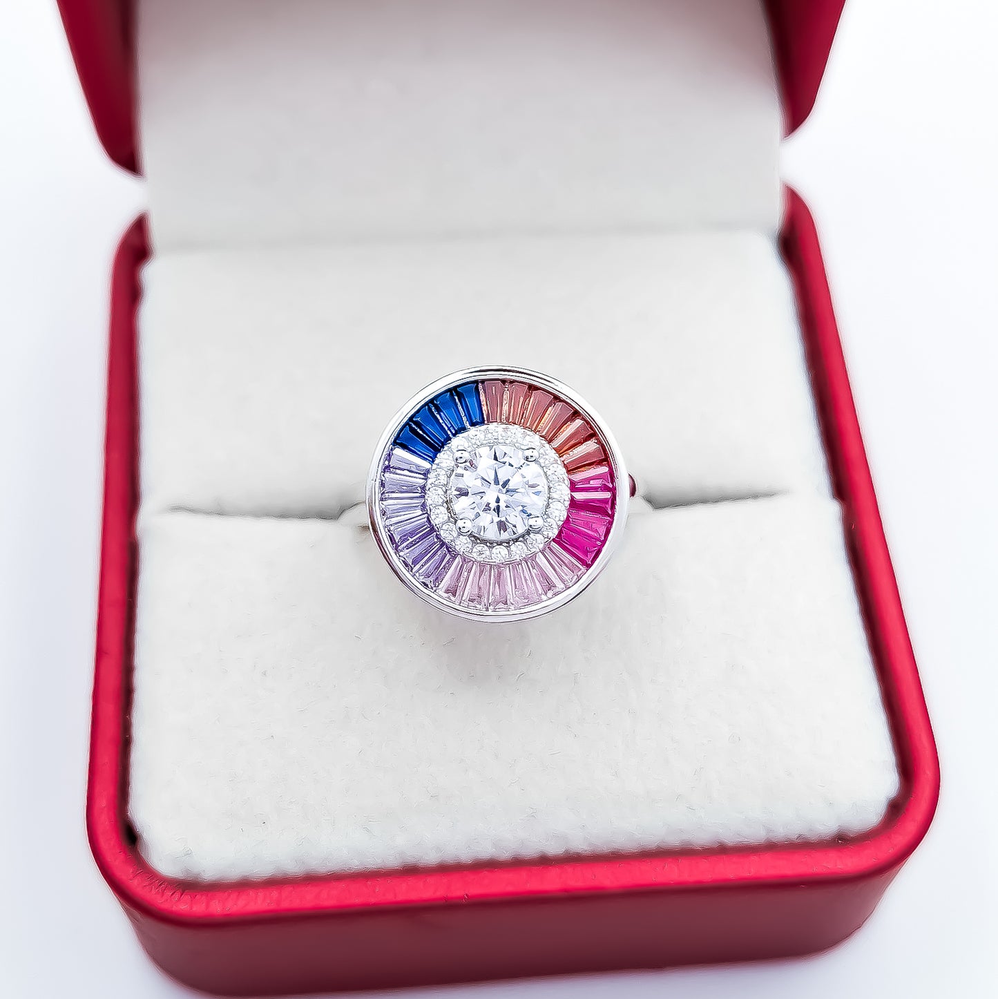 Anillo Zirconia Blanco