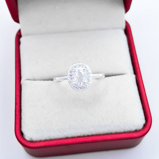 Anillo Zirconia Blanco