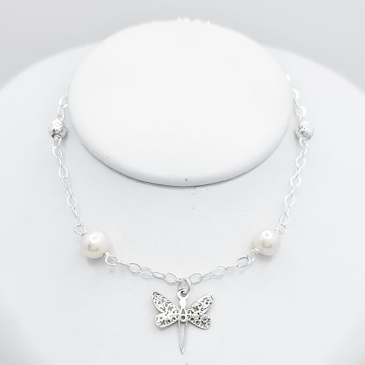 Pulsera Libelula Perla