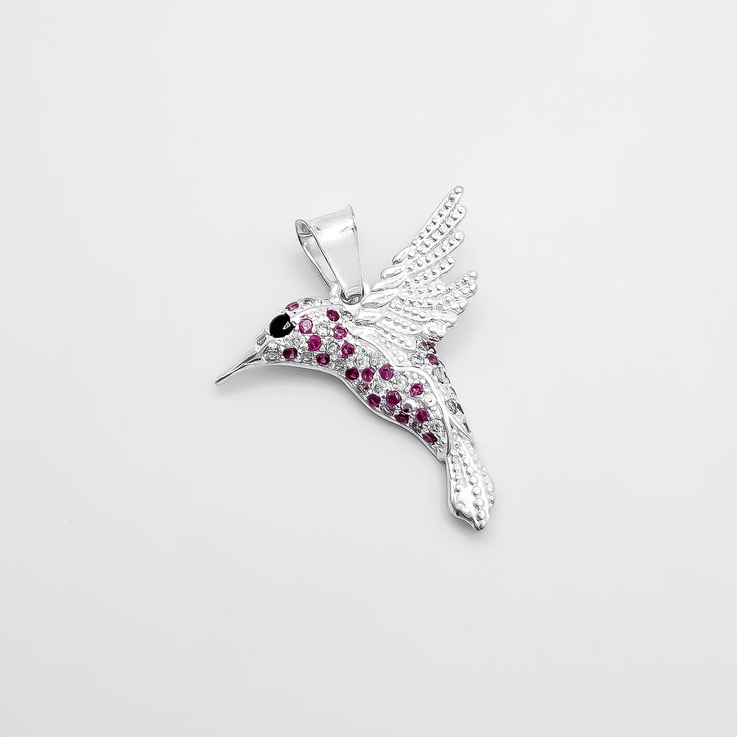 Dije Colibri Blanco Fiusha