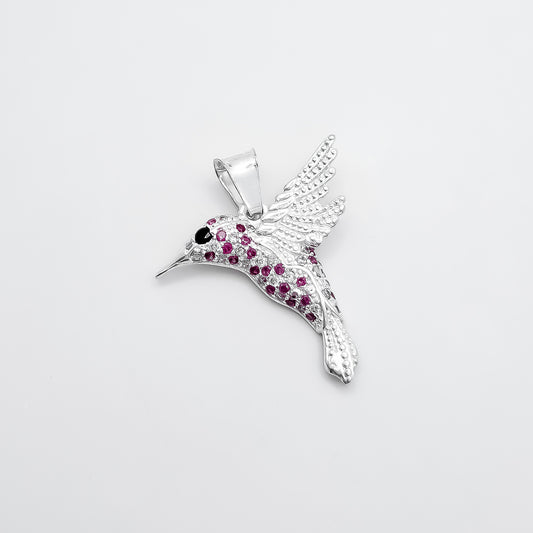 Dije Colibri Blanco Fiusha