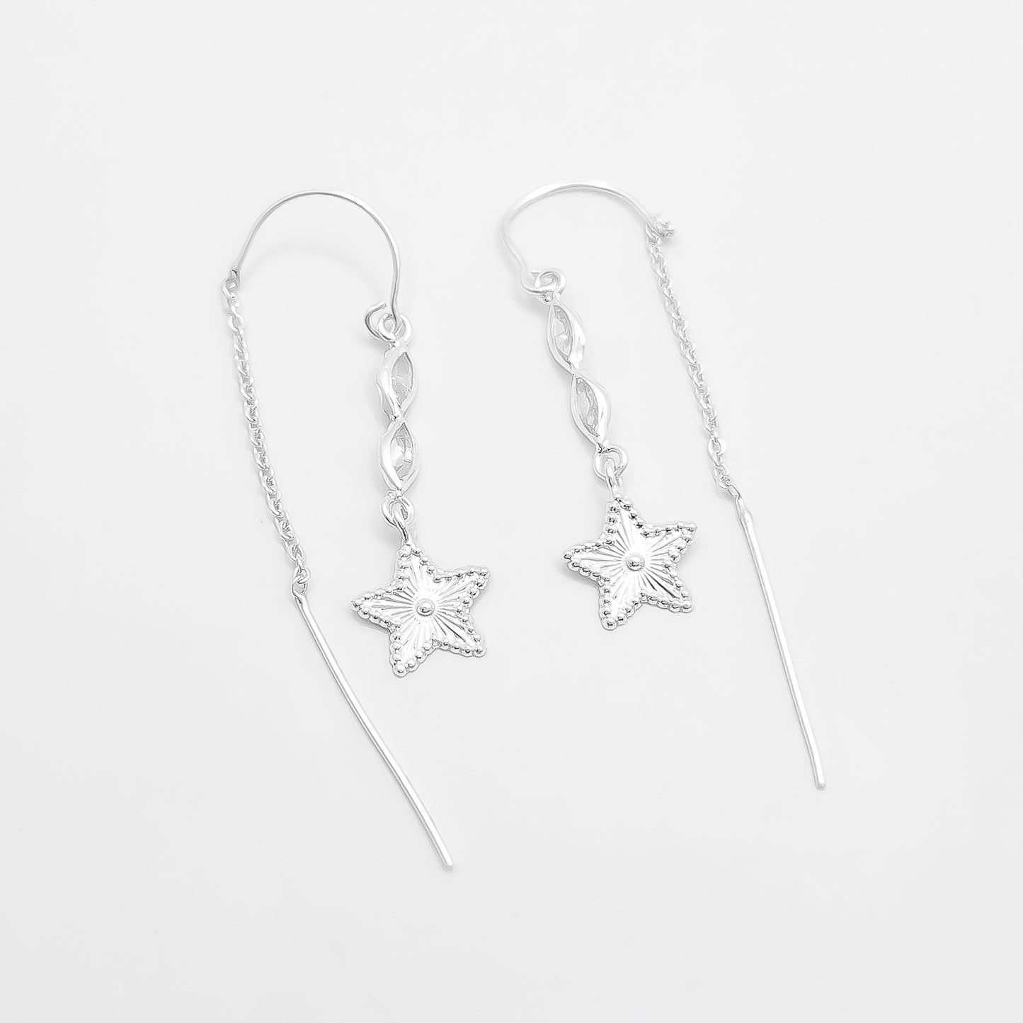 Arete Violador Estrella Diamantada