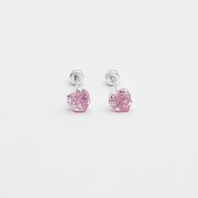 Broquel Corazon #4 Rosa