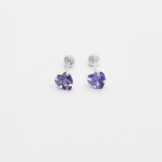 Broquel Corazon #4 Morado