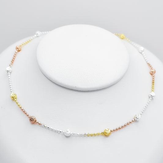 Tobillera Bolita Tricolor