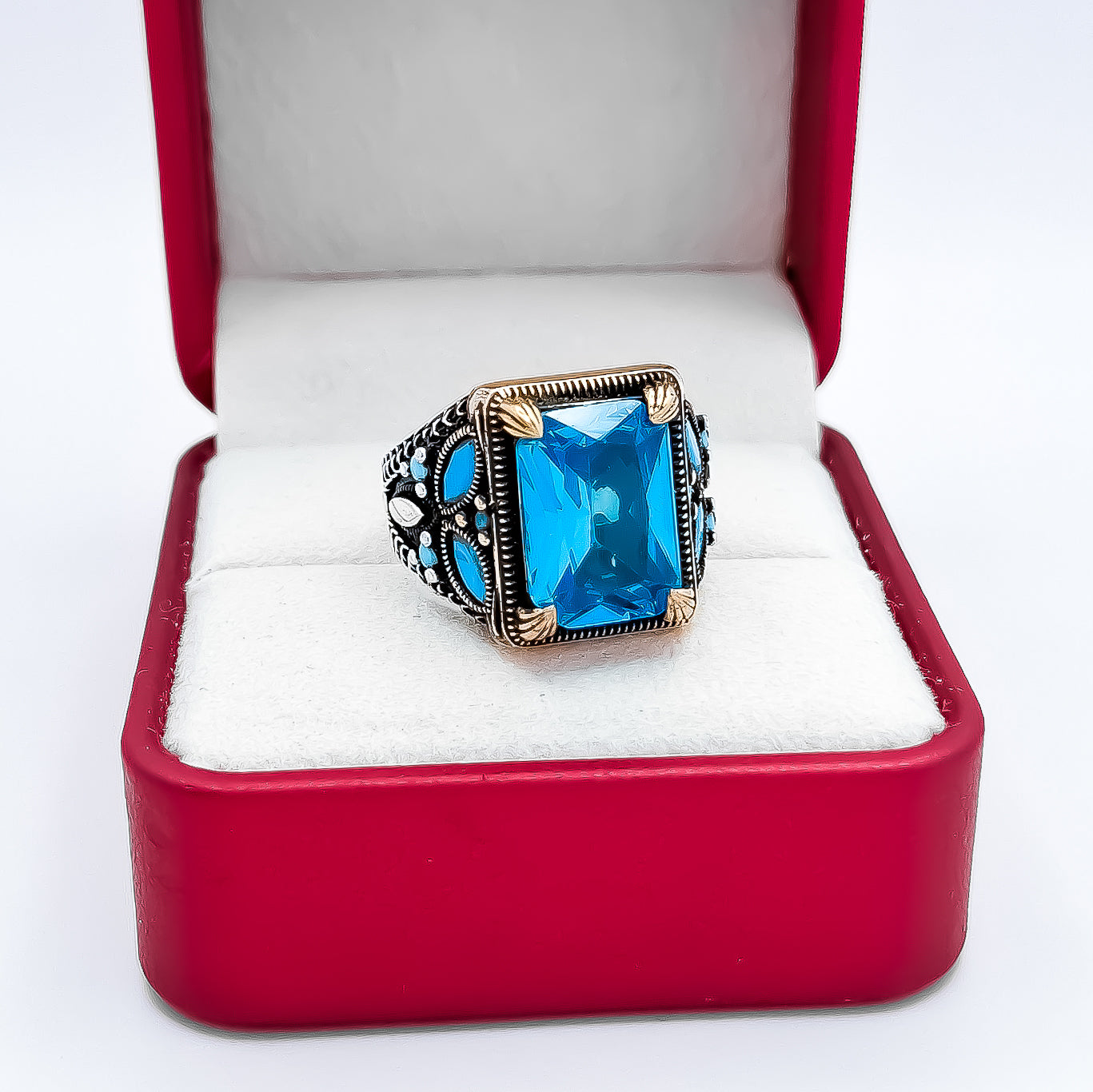 Anillo Aqua Piedras