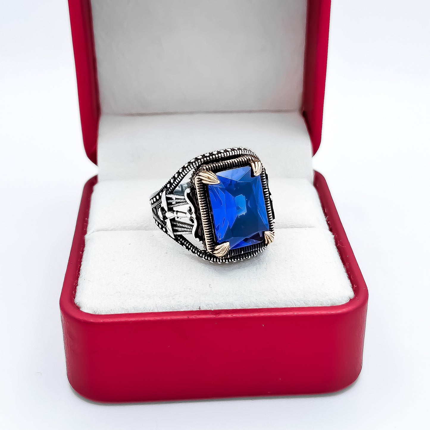 Anillo Balanza Azul
