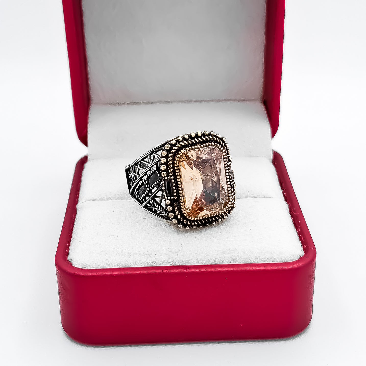 Anillo Zirconia Champagne