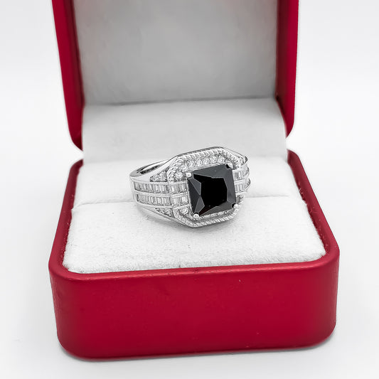 Anillo Zirconia Negra