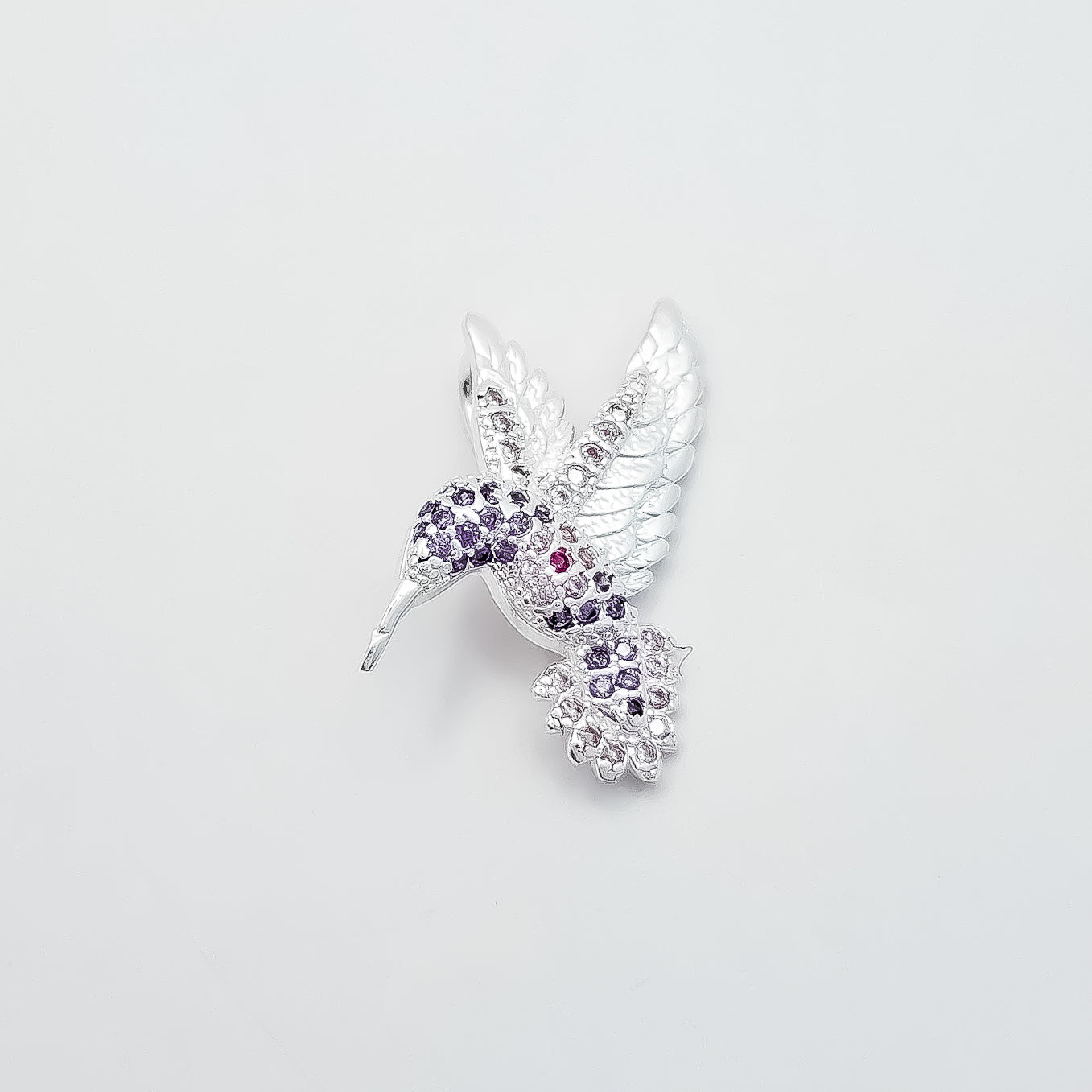 Dije Colibri Chico Lila