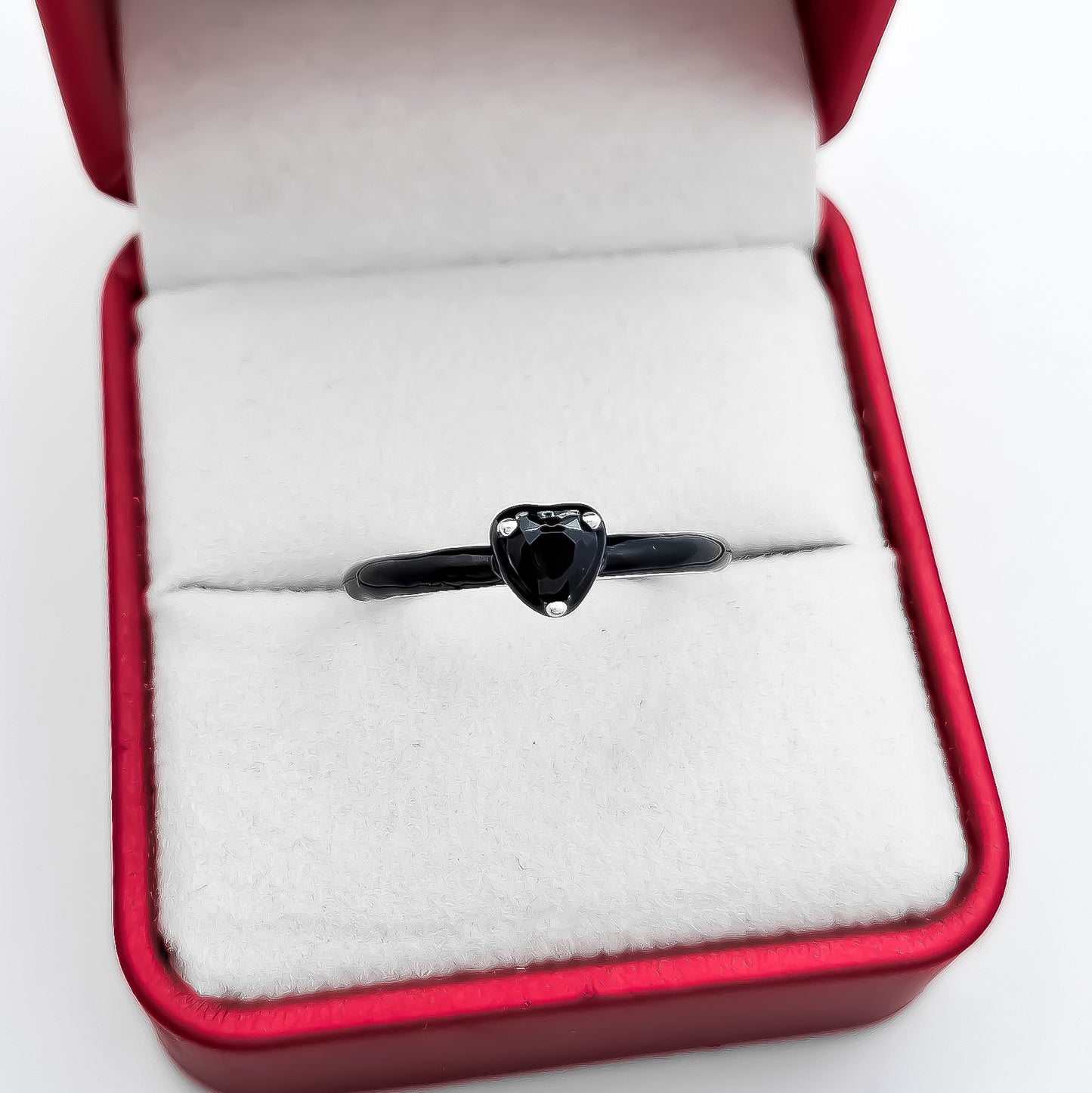 Anillo Corazon Negro