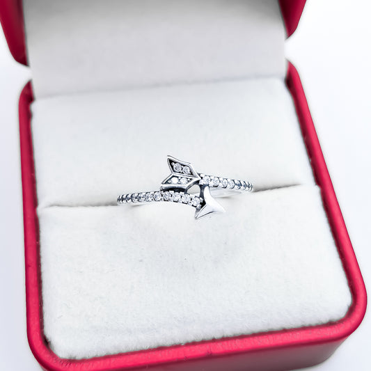 Anillo Flecha Zirconia