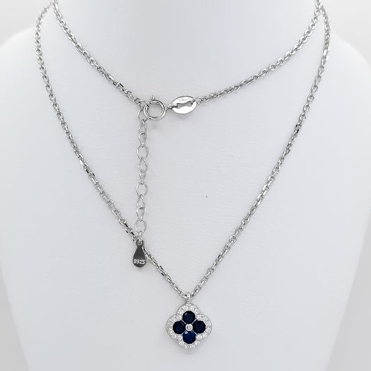 Collar Van Azul Zirconia
