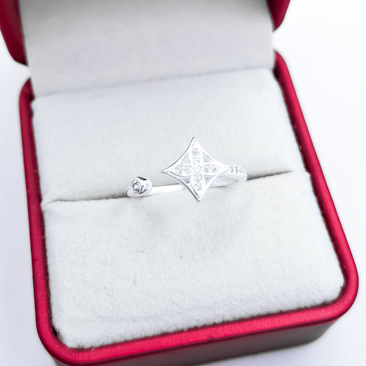 Anillo Zirconia Ajustable