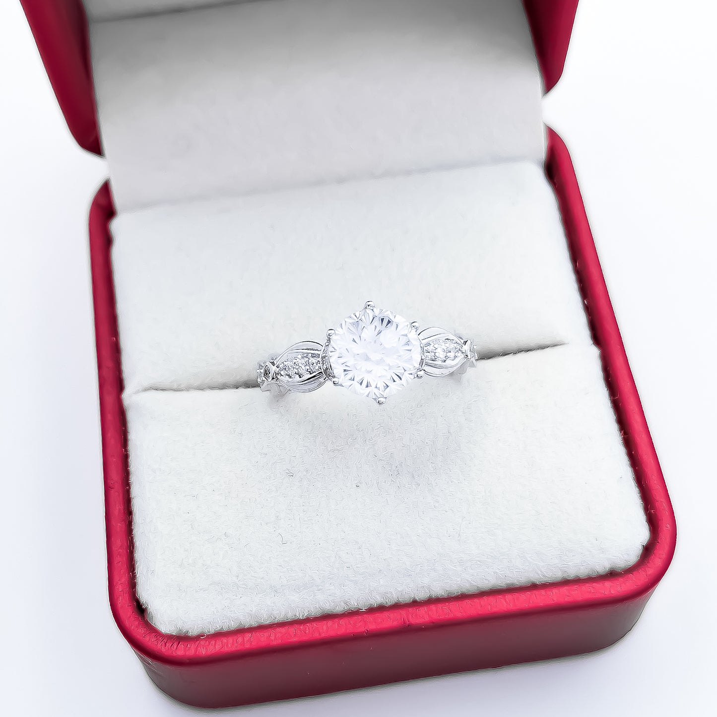 Anillo Zirconia Blanca