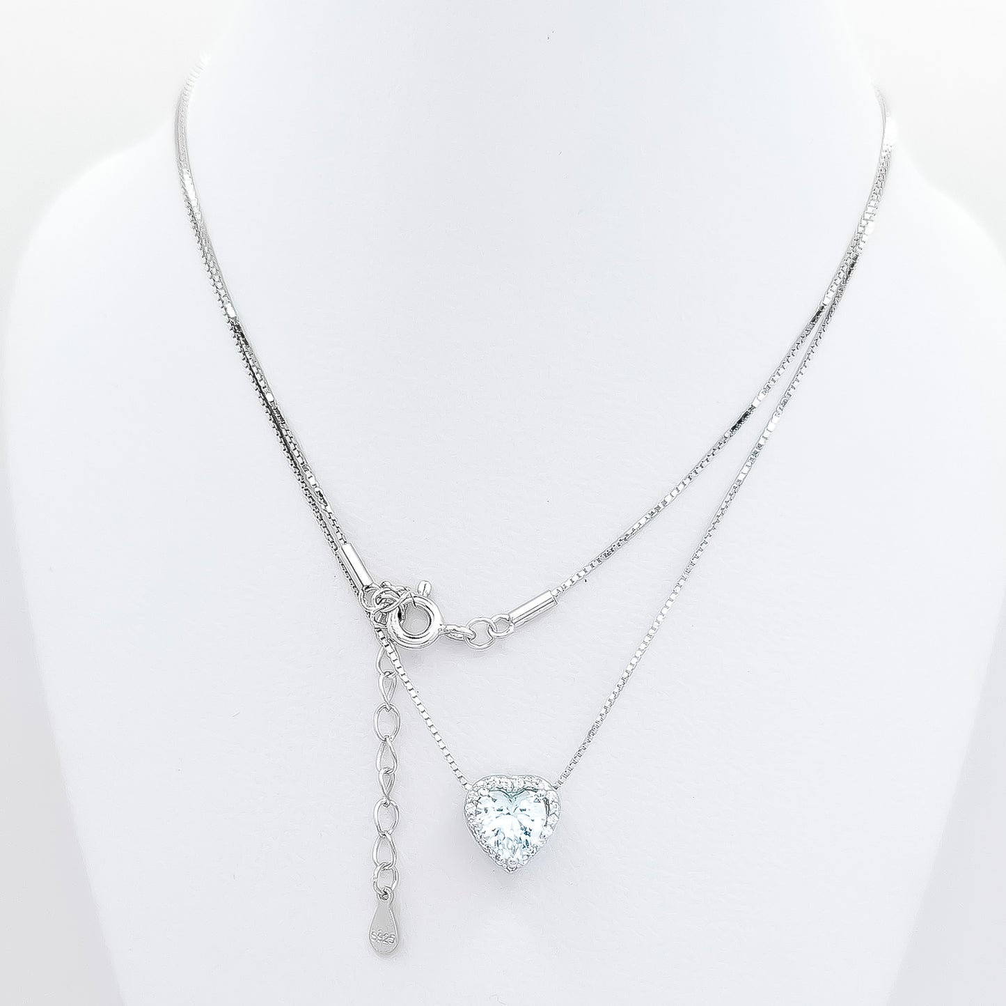 Collar Doble Vista Corazon