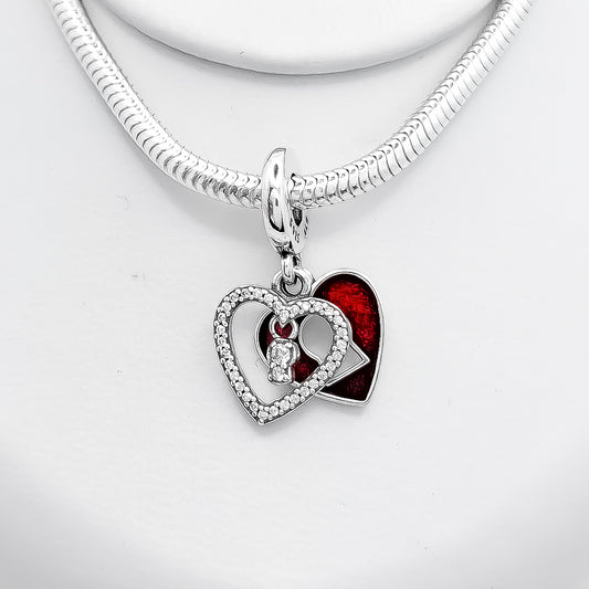 Charm Corazon Cerradura