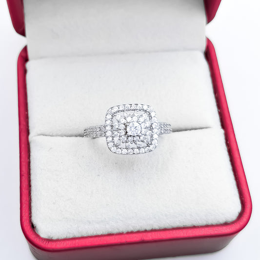 Anillo Cuadro Girasol