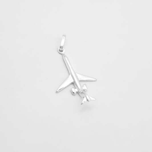 Dije Avion Grande Blanco