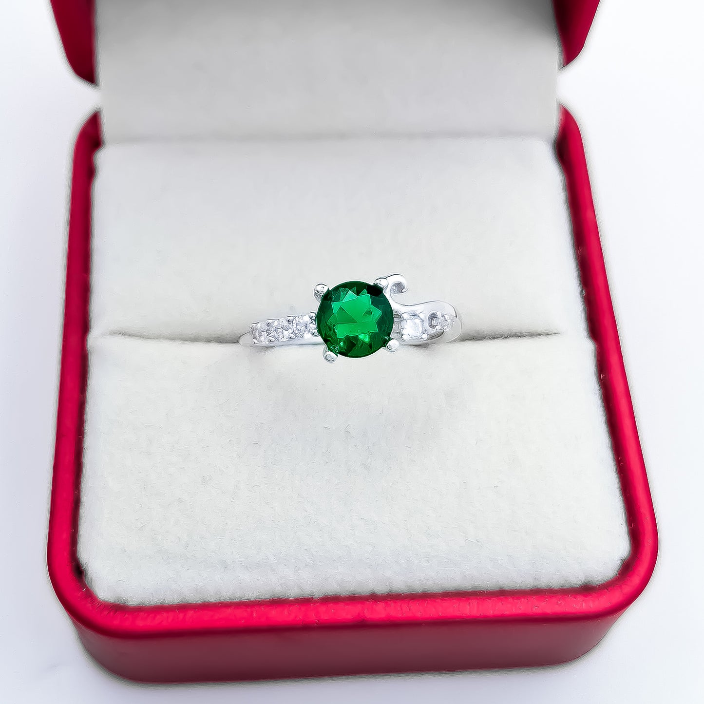 Anillo Redondo Zirconia