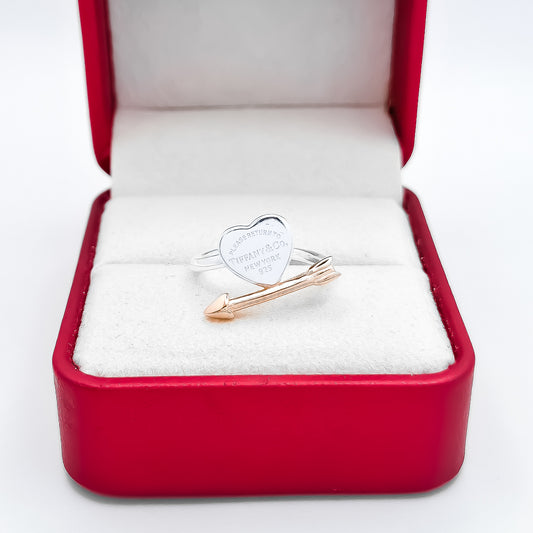 Anillo Tiff Corazon Flecha