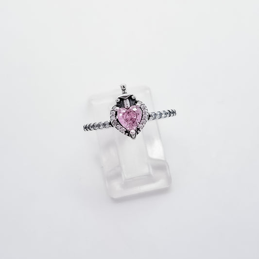 Anillo Corazon Rosa PAN