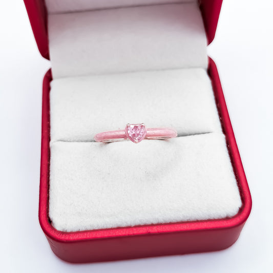 Anillo Rosa Corazon