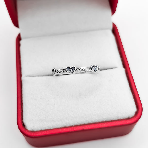 Anillo Corazones