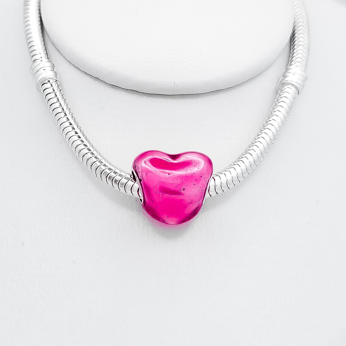 Charm Corazon Rosa