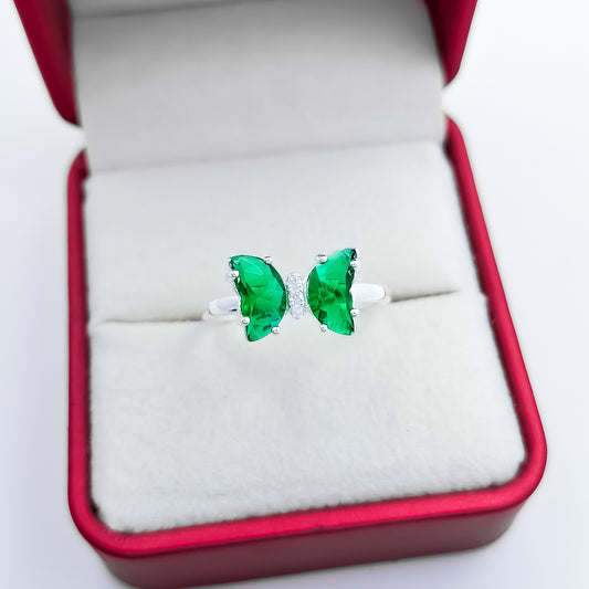 Anillo Mariposa Verde