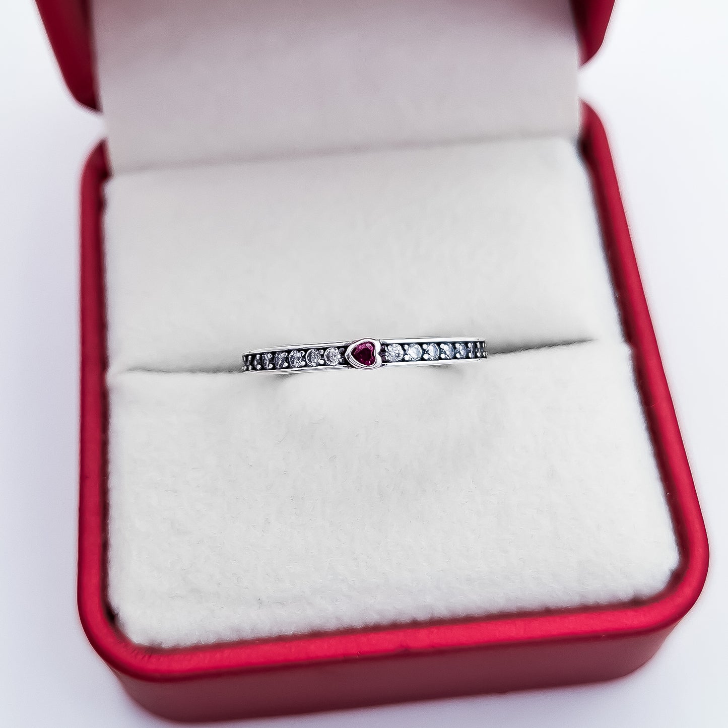 Anillo Zirconia Corazoncitos