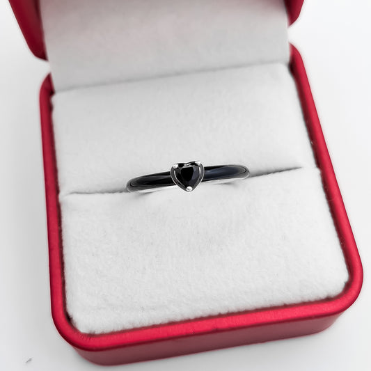 Anillo Esmalte Negro PAN