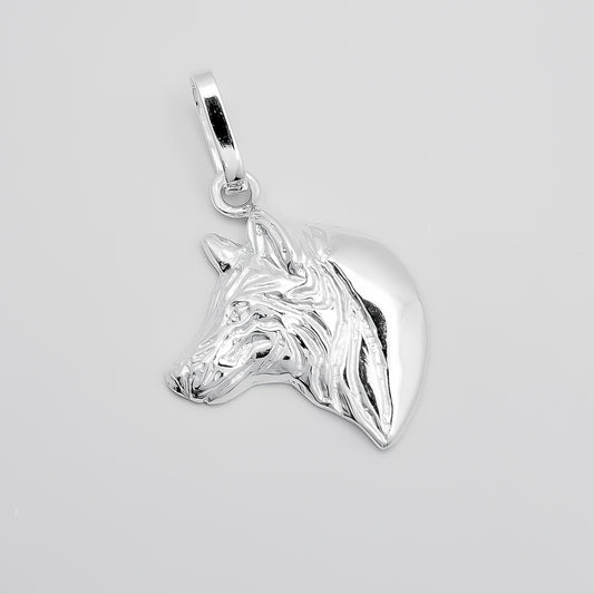 Dije Cara Lobo Blanco