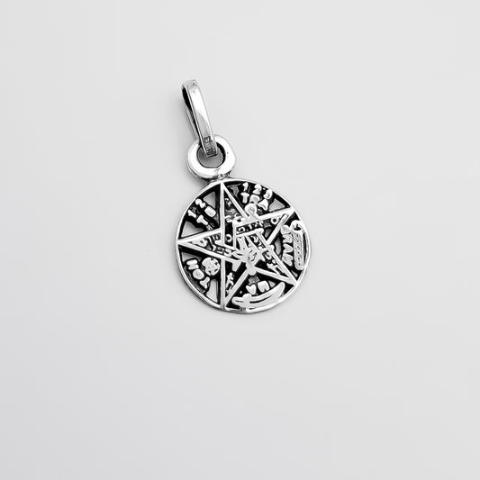 Dije Tetragramaton Mini Pavonado