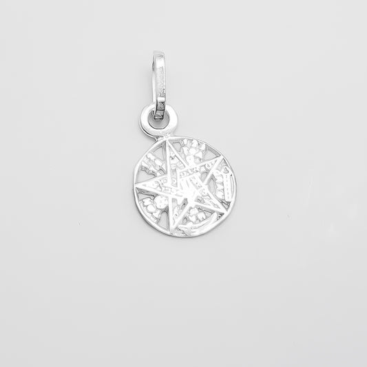 Dije Tetragramaton Mini Blanco