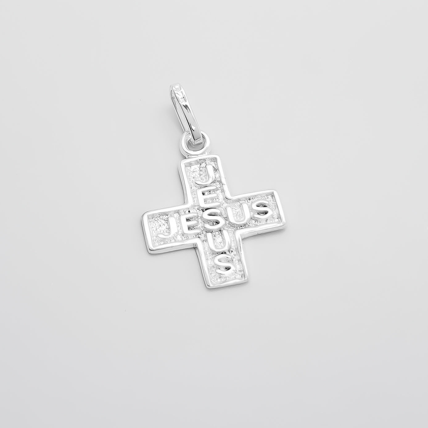 Dije Cruz Jesus Blanco