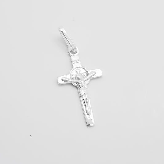 Dije Cruz Mini Blanco